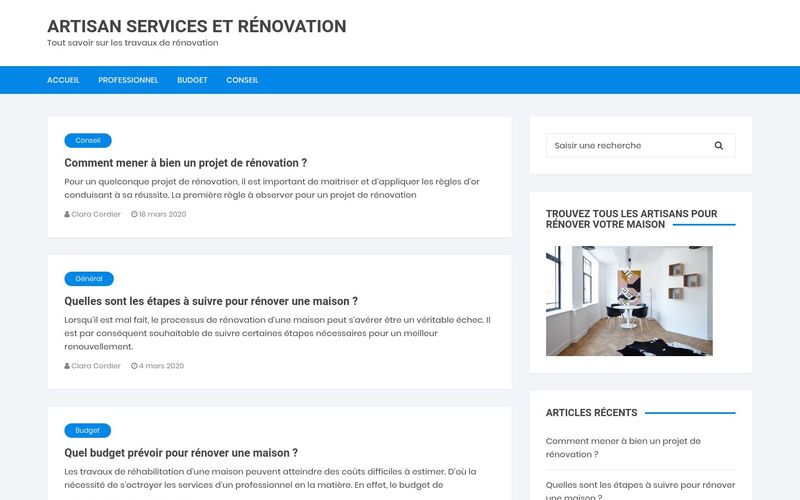 Artisan services et rénovation - Tout savoir sur les travaux de rénovation
